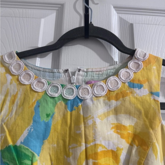 Lilly Pulitzer First Impressions Yellow Shift Dress size 2 - Picture 4 of 7